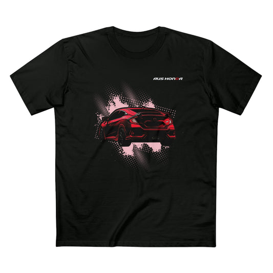 Aus Civic Tee Edition 3 in Red