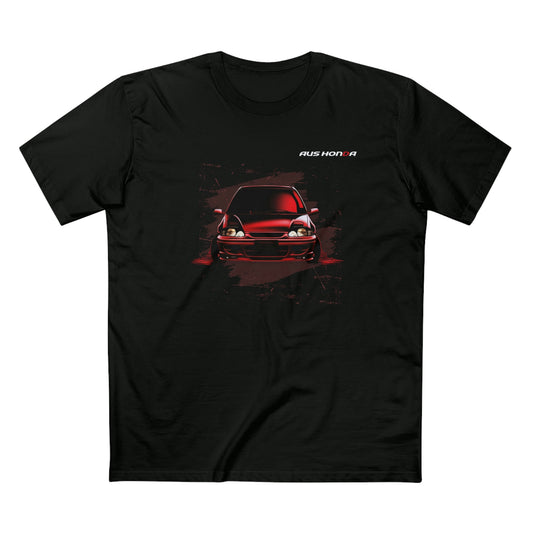 Aus Civic Tee Edition 1 in Red